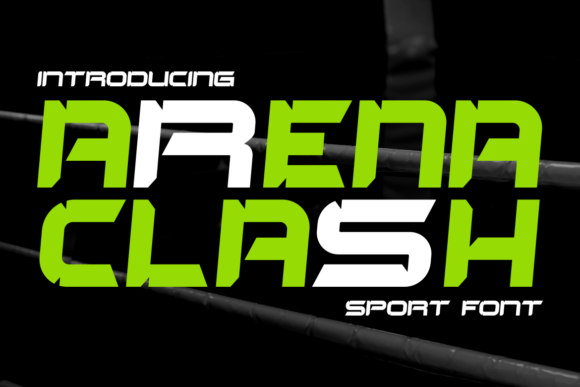 Arena Clash: A Bold Display Font for Modern Brand Identity