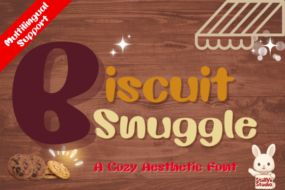 Biscuit Snuggle: A Warm, Chunky Display Font for Real Small Businesses