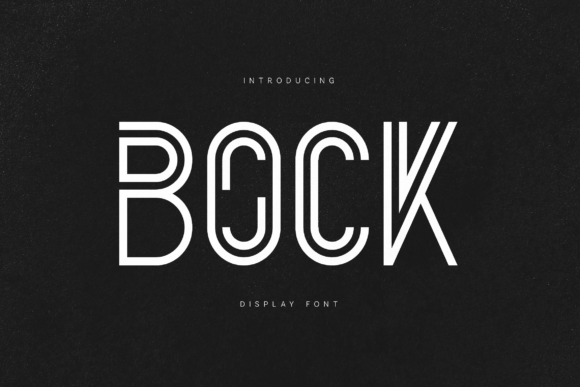 Bock: A Bold Display Font That Elevates Digital Branding
