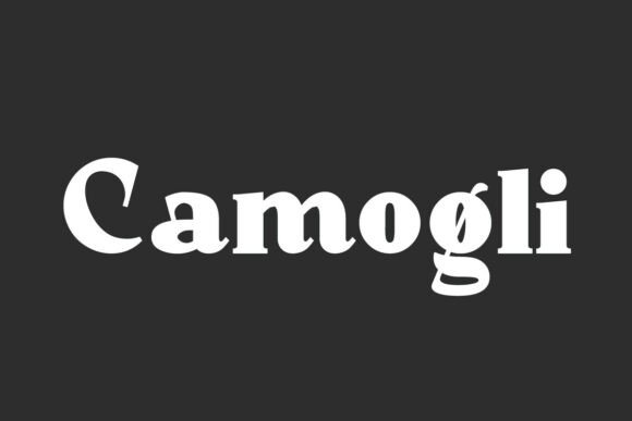 Camogli: A Display Font That Balances Serif Grace and Sans Clarity