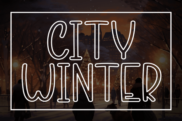 City Winter: A Display Font That Breathes Cold Clarity