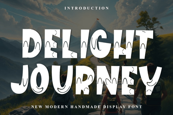 Delight Journey: A Festive Display Font That Lifts Your Brand