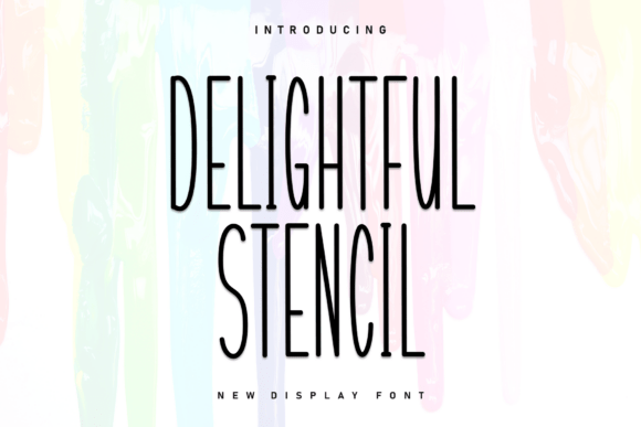 Delightful Stencil: A Handwritten Display Font That Feels Like Home