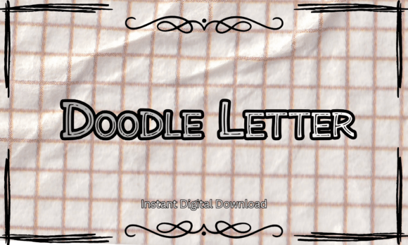 Doodle Letter: A Playful Display Font That Builds Brand Charm