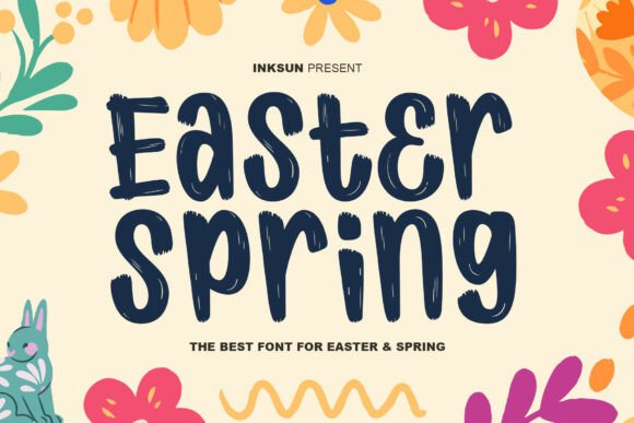 Easter Spring Font: A Warm, Handcrafted Display Typeface for Seasonal Campaigns
