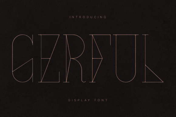 Gerful: A Display Typeface That Makes Your Brand Look Polished