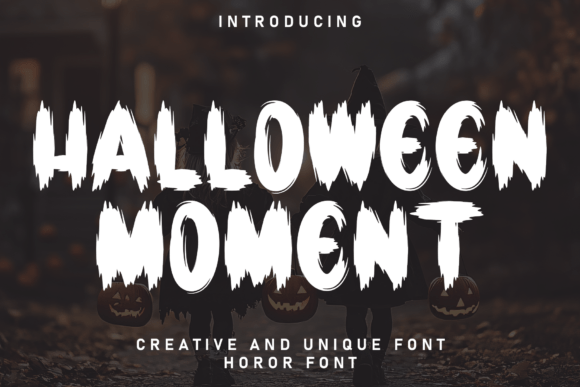 Halloween Moment: A Warm, Handwritten Display Font for Small Businesses