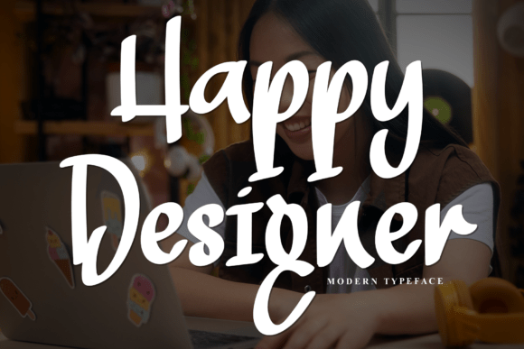 Happy Designer: A Handwritten Display Font That Feels Like Your Brand’s Smile