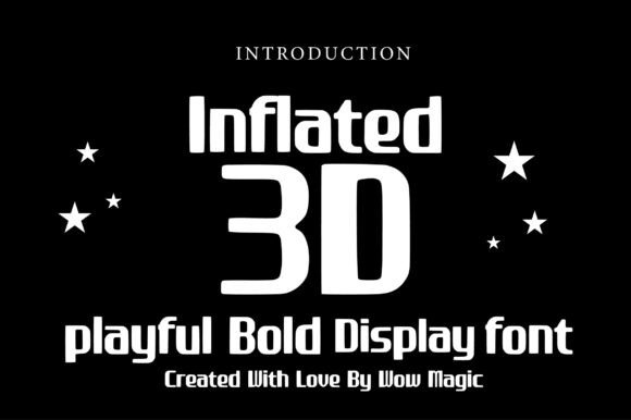 Inflated 3D: A Playful Display Font That Lifts Digital Headlines