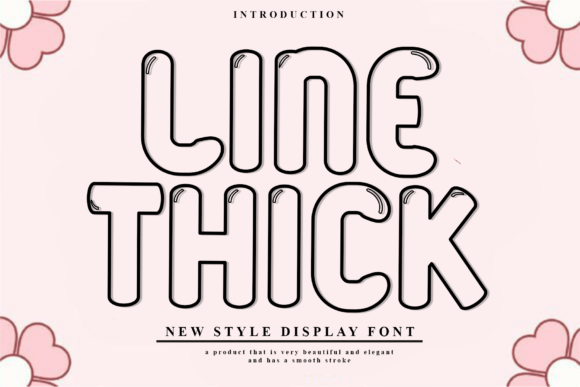 Line Thick Font: Friendly, Consistent Branding for Small Businesses
