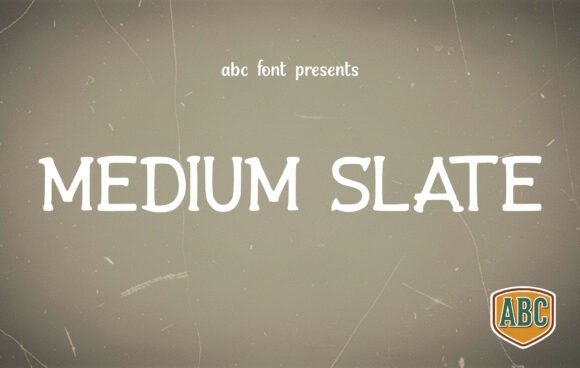 Medium Slate: A Refined Display Font for Digital Branding