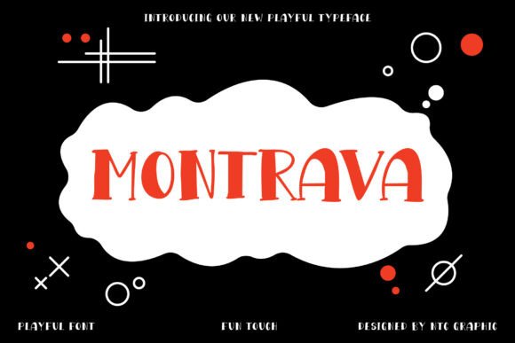 Montrava: A Playful Display Font That Feels Handmade, Not Hyped