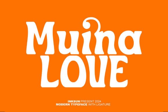 Muina Love: A Display Font That Makes Your Headlines Pop