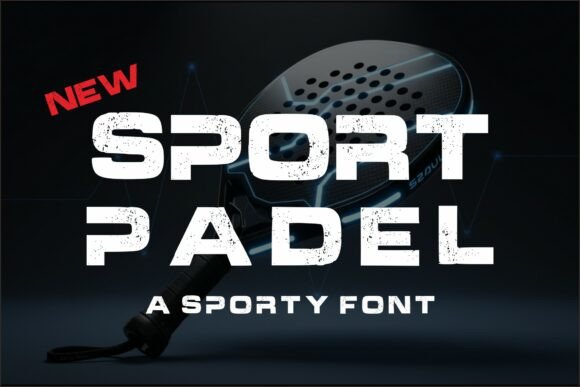 New Sport Padel: A Bold Display Font That Elevates Real Branding