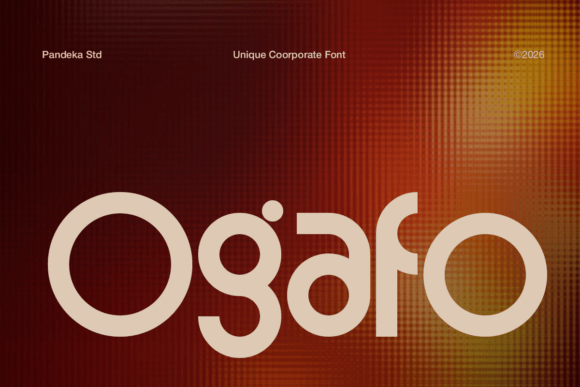 Ogafo: A Display Font That Holds Its Own in Fast-Scrolling Campaigns