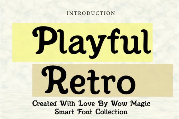 Playful Retro: A Vintage-Inspired Display Font for Handmade Charm