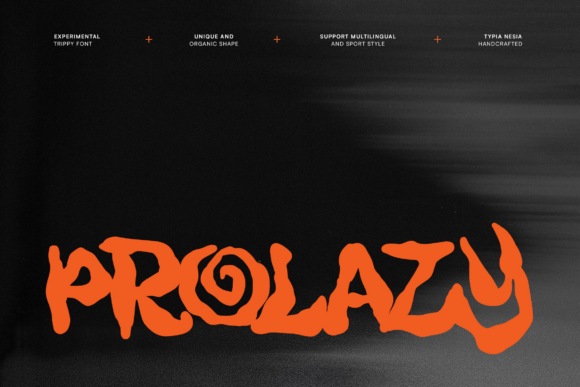 Prolazy: An Expressive Graffiti Typeface for Handmade Brands