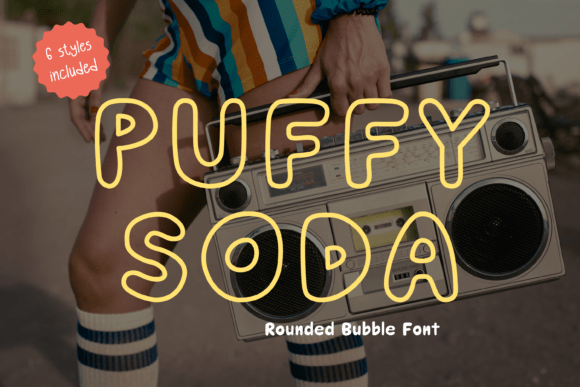 Puffy Soda Font: A Playful Display Typeface Review