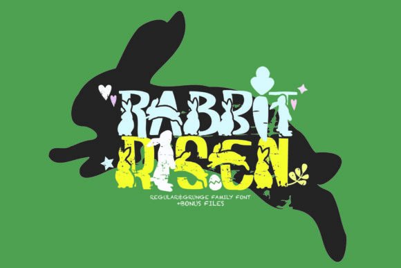 Rabbit Risen: A Playful Easter Display Font That Delivers Visual Joy