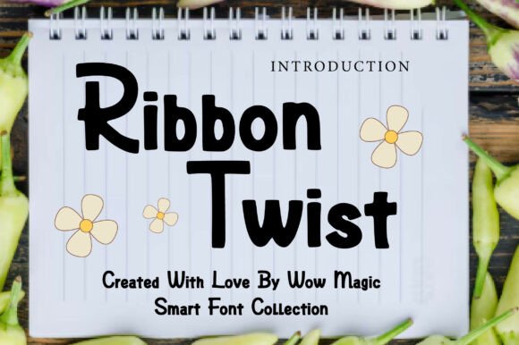 Ribbon Twist: A Display Font That Makes Your Headlines Feel Handmade & Memorable