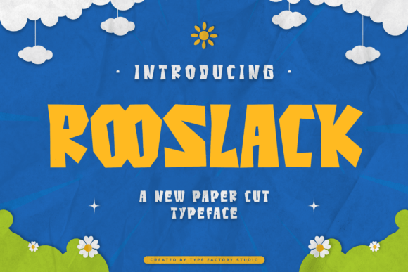 Rooslack: A Playful Display Typeface for Memorable Branding