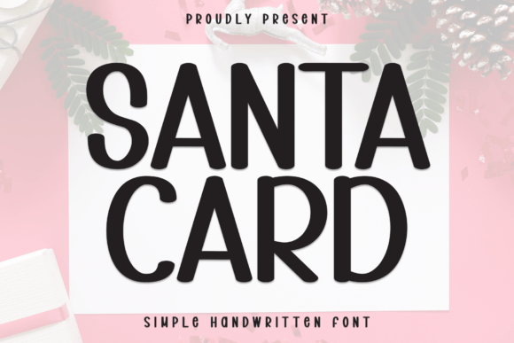 Santa Card: A Warm, Playful Display Font for Campaign Headlines