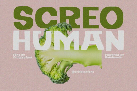 Screo Human: A Display Font That Feels Human