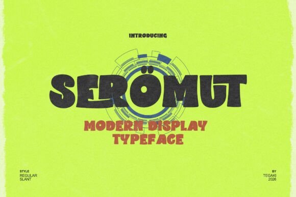 Seromut: A Bold, Friendly Display Font for Small Business Branding
