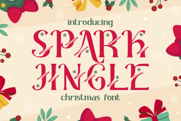 Spark Jingle: A Festive Display Font That Strengthens Your Brand