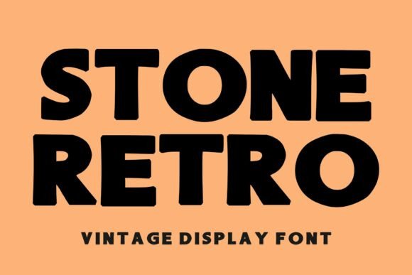 Stone Retro: A Display Font with Quiet Confidence