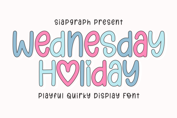 Wednesday Holiday: A Playful Display Font That Elevates Real Small Business Branding