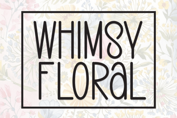Whimsy Floral: A Handwritten Display Font with Editorial Warmth