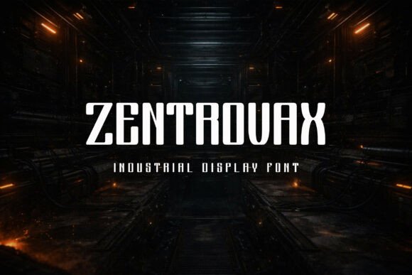 Zentrovax: A Display Typeface That Anchors Your Message in Seconds